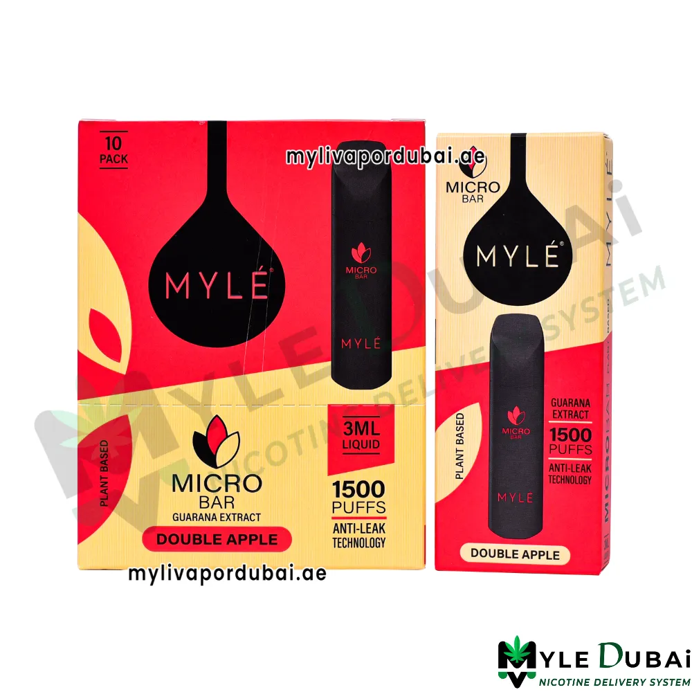 Myle Micro Bar Double Apple Plant Based Device