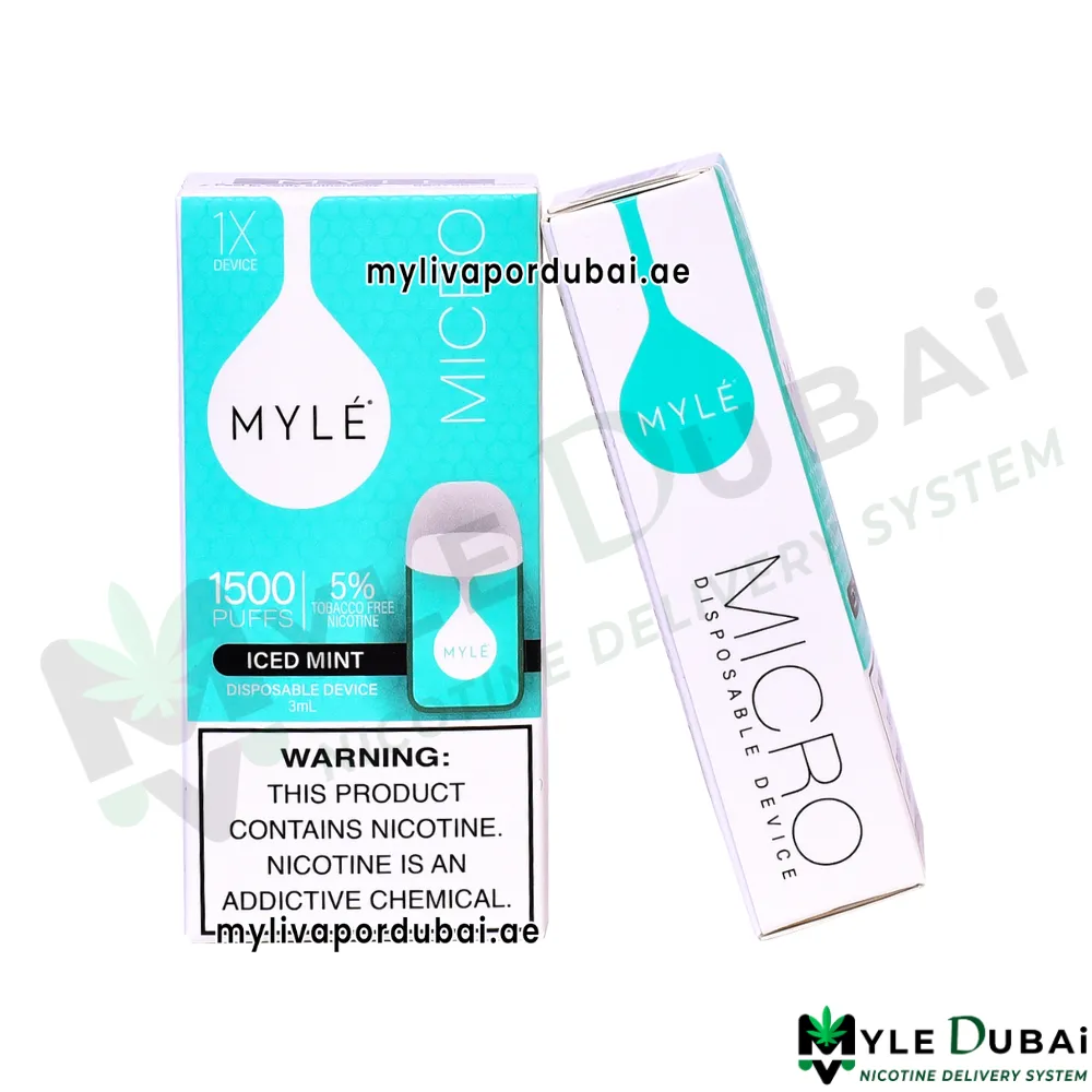 Myle Micro Iced Mint Disposable Device