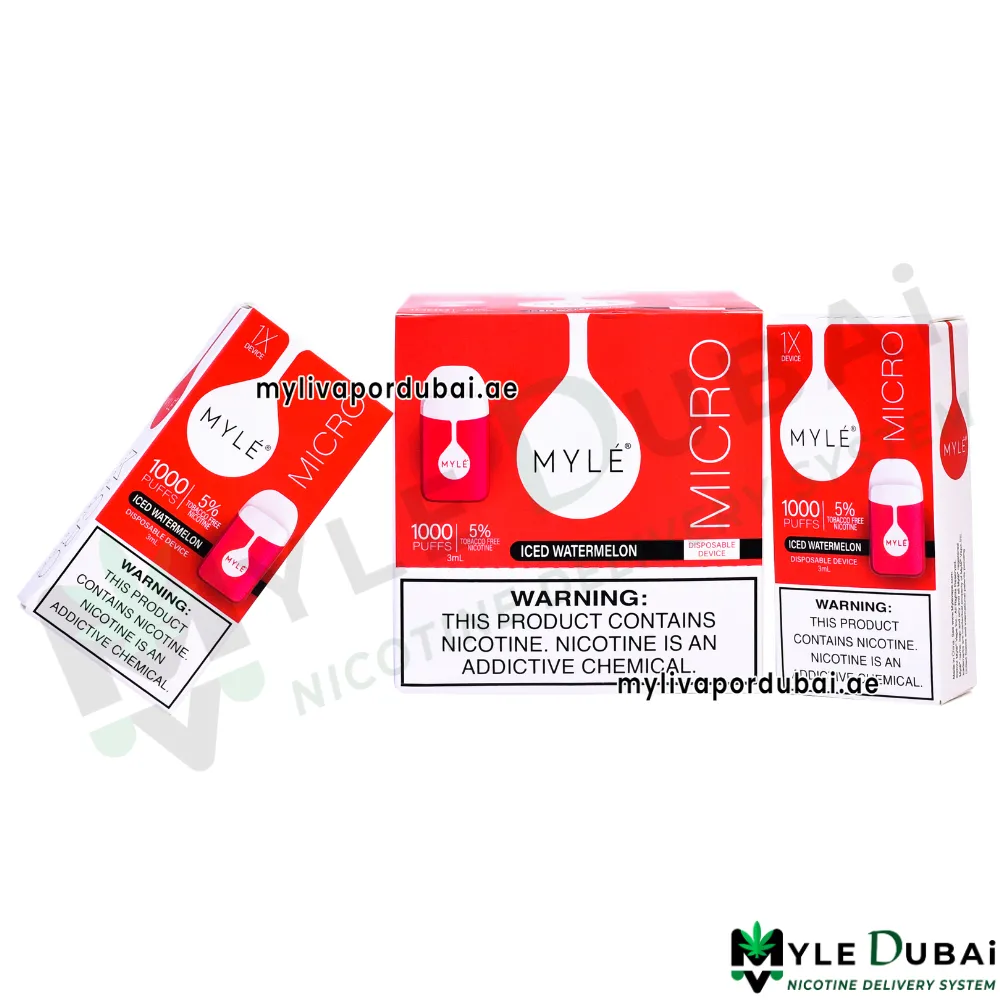Myle Micro Iced Watermelon Disposable Device