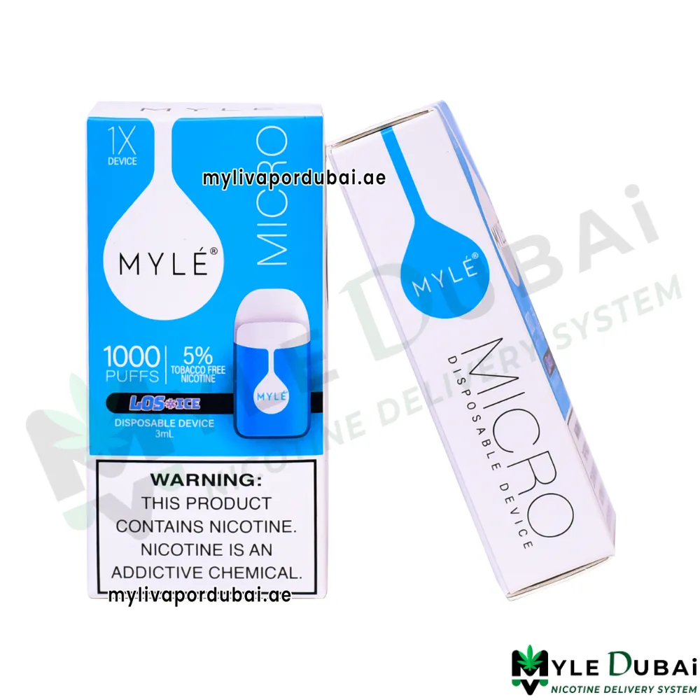 Myle Micro Los Ice OG: Lush Ice Disposable Device