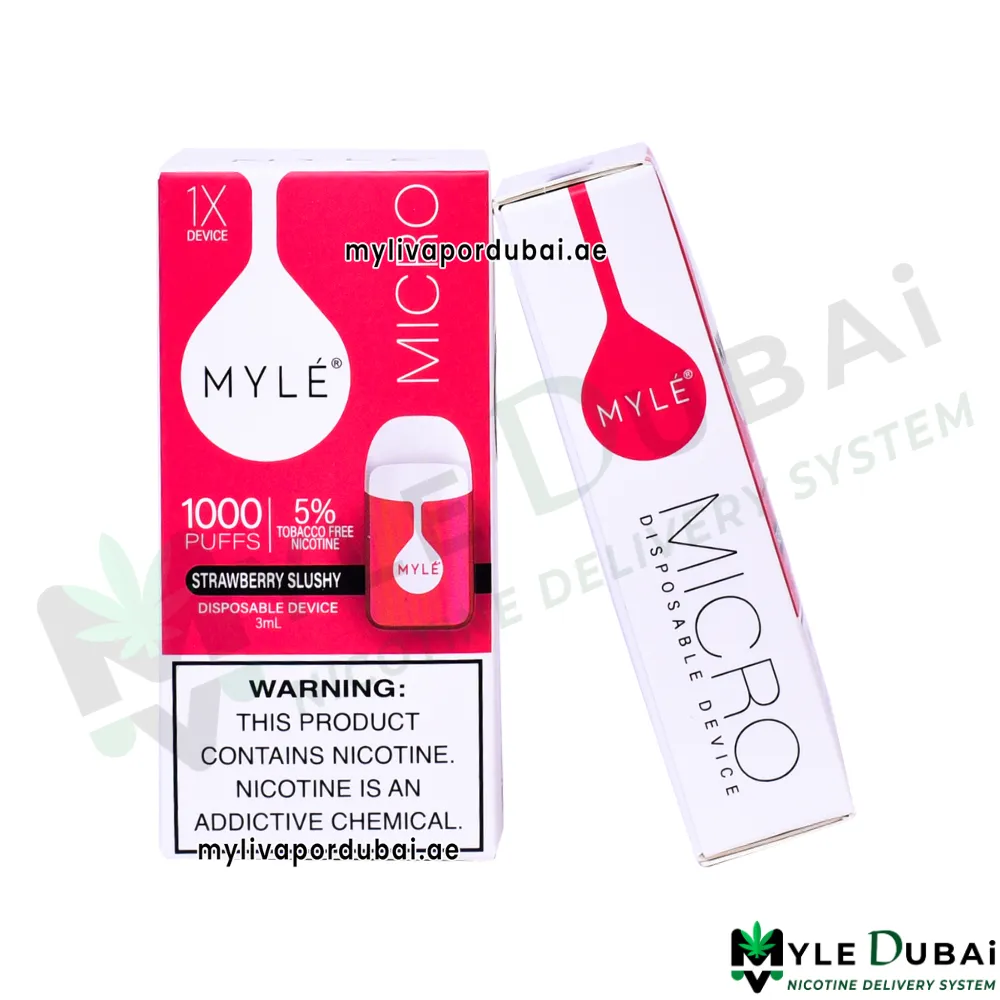 Myle Micro Strawberry Slushy Disposable Device