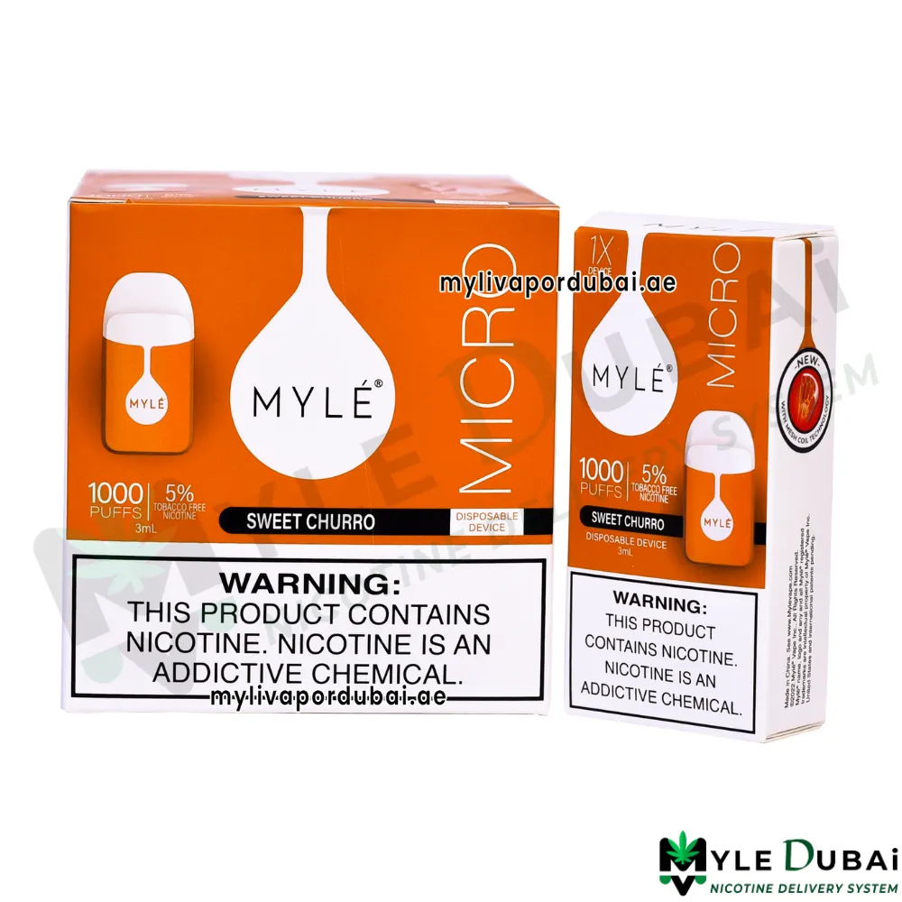 Myle Micro Sweet Churro Disposable Device
