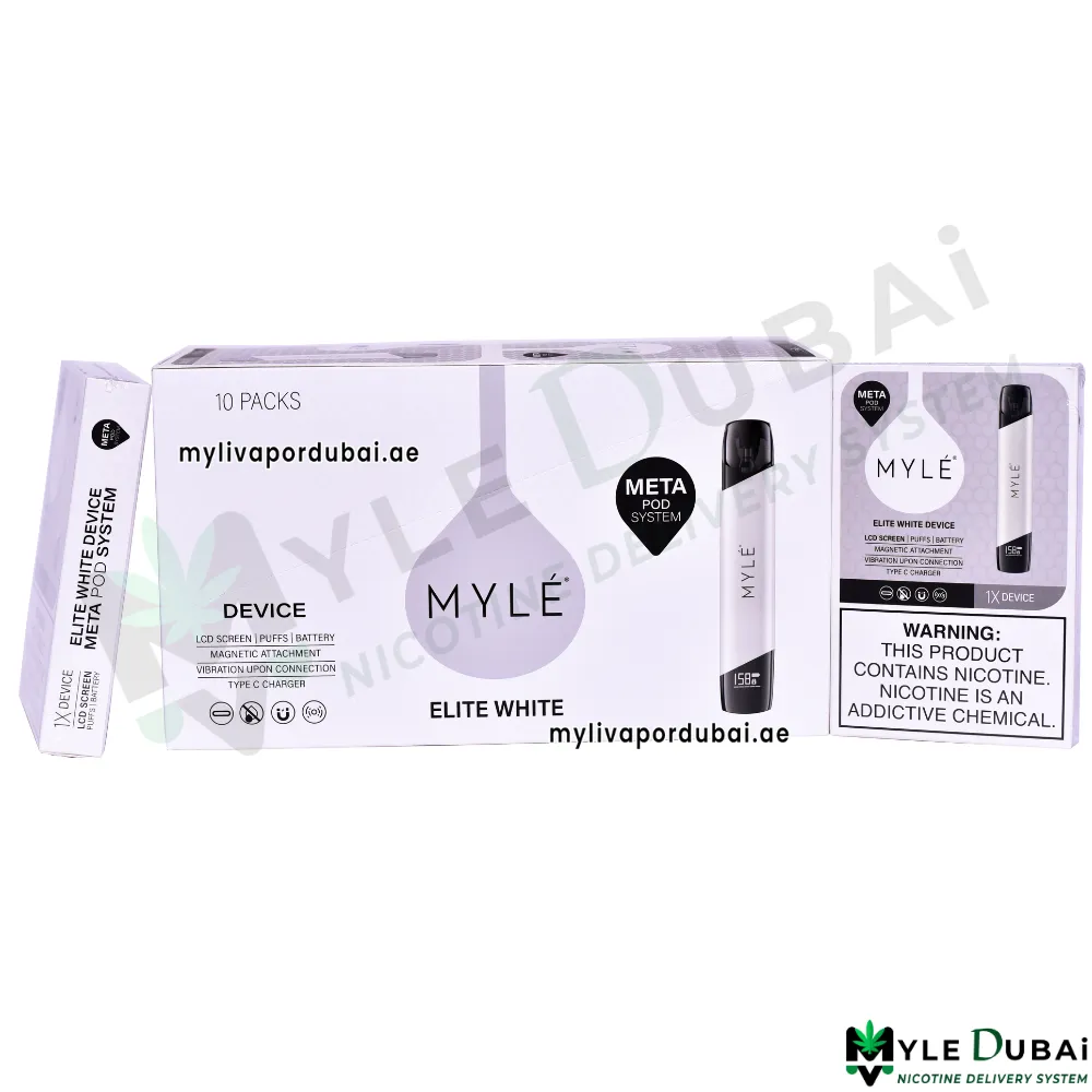 Myle Meta V5 Elite White Device