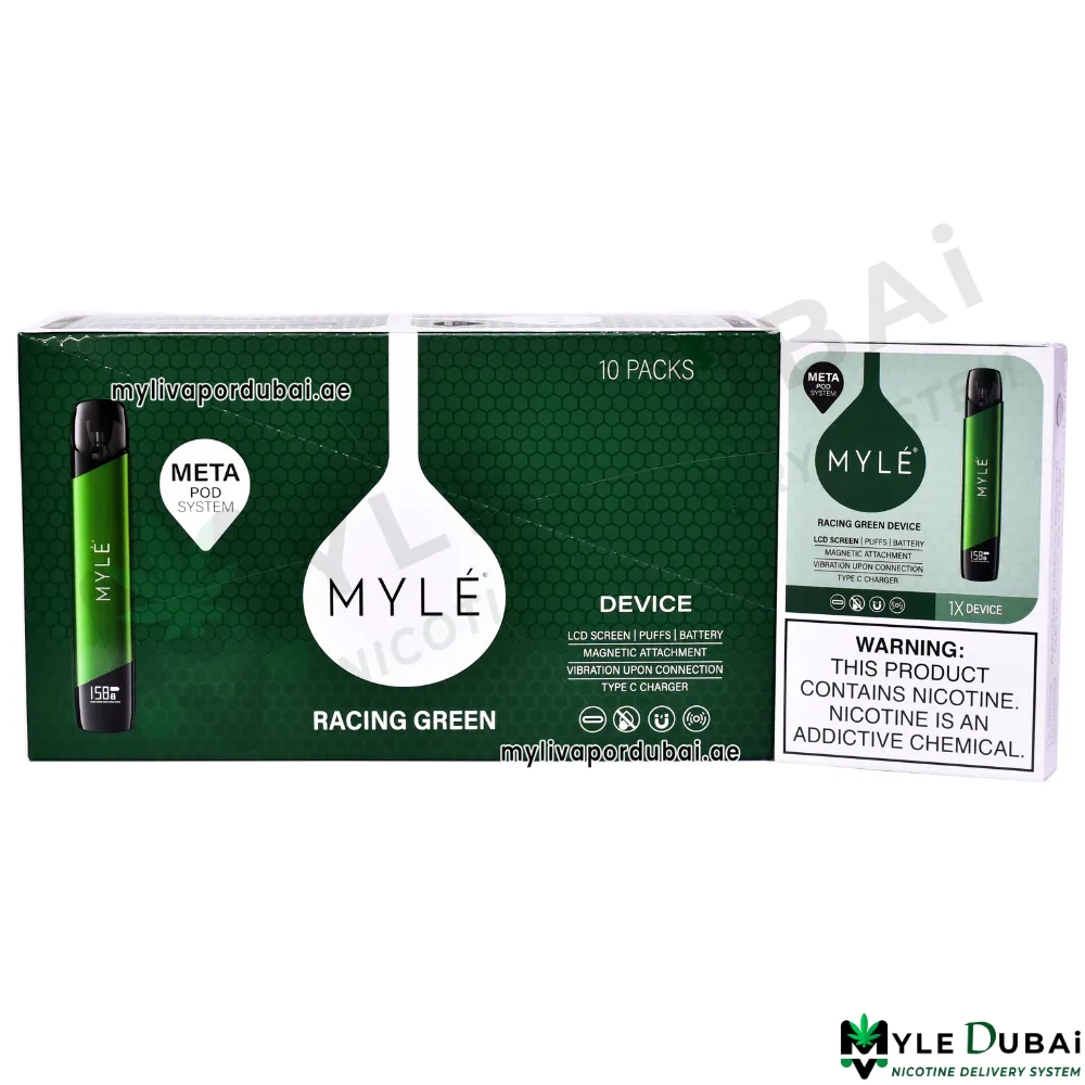 Myle Meta V5 Racing Green Device