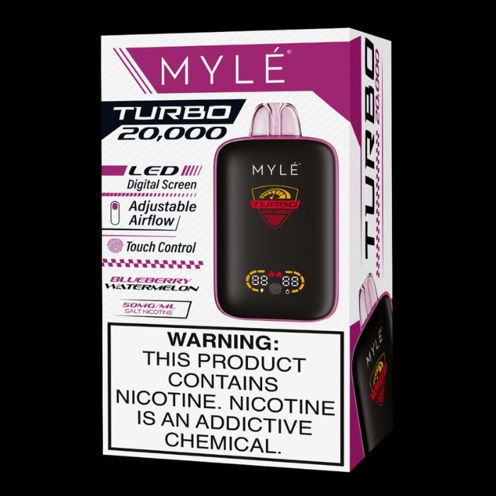 Myle Turbo Blueberry Watermelon Disposable Device