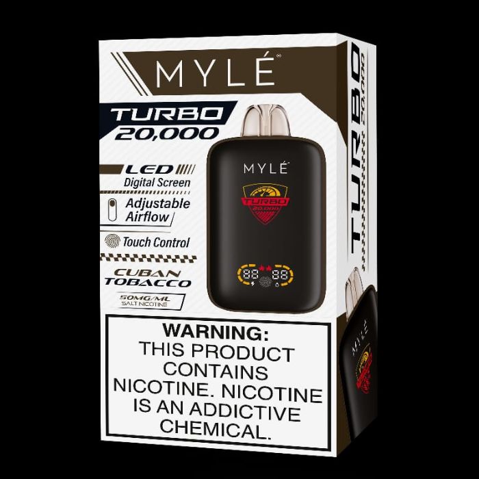 Myle Turbo Cuban Tobacco Disposable Device