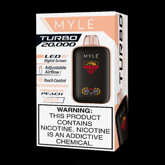 Myle Turbo Frozen Peach Disposable Device