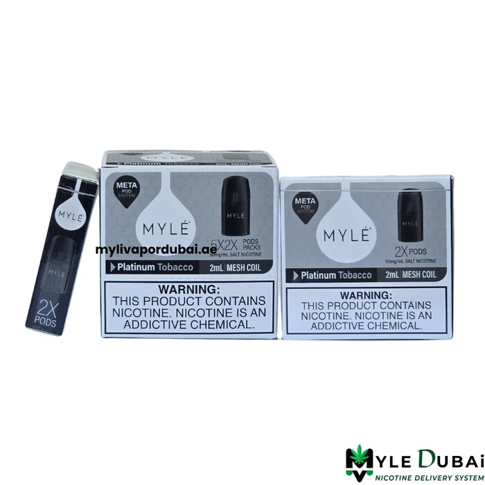 Myle Meta V5 Platinum Tobacco Pods