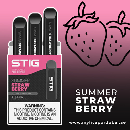 Stig VGOD Summer Strawberry Disposable Vape