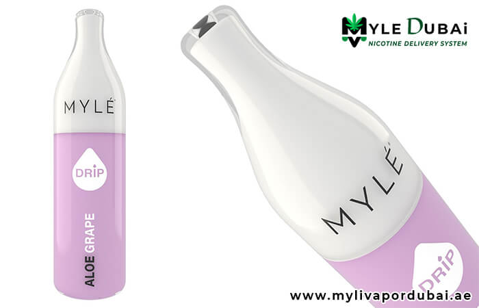 Myle Drip Aloe Grape Disposable Device