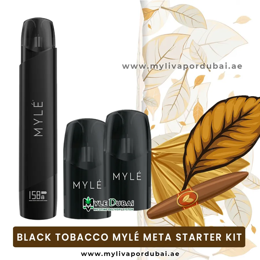 Black Tobacco Myle Meta Starter Kit