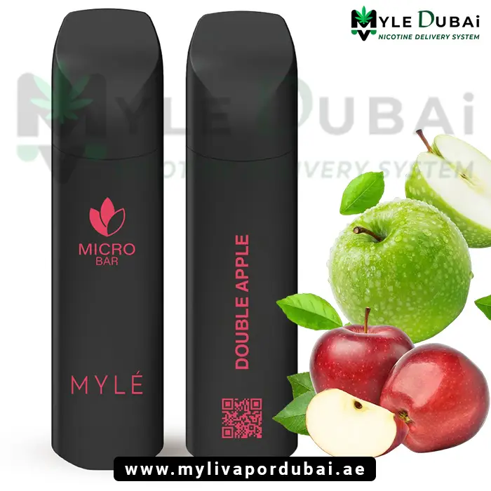 Double Apple Myle Micro Bar Plant Based Device 