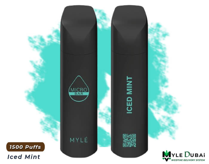 Myle Micro Bar Iced Mint Disposable Device - 20MG