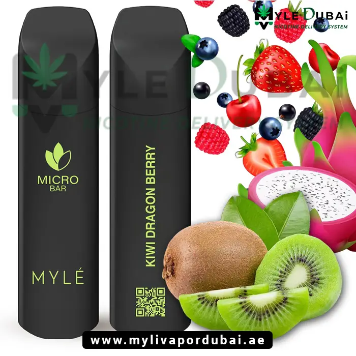 Myle Micro Bar Kiwi Dragon Berry Plant Based Device