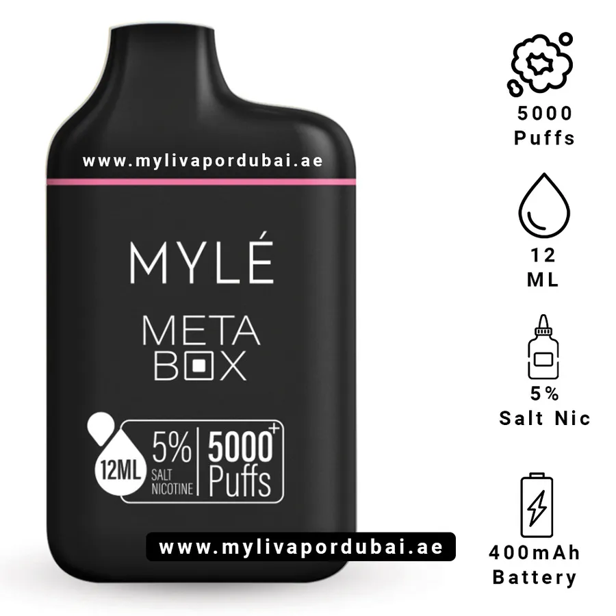 Myle Meta Box Lush Ice Disposable Device