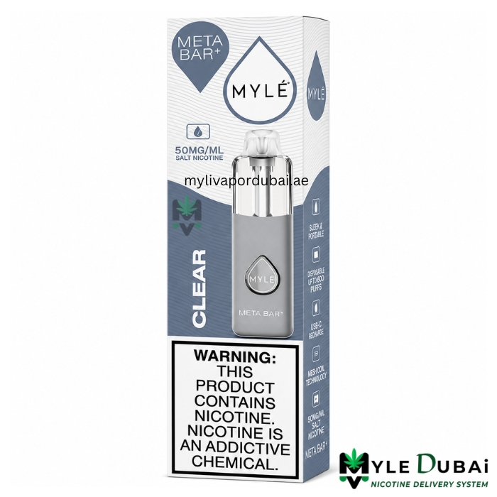 Meta Bar Plus Clear 16000 Puffs