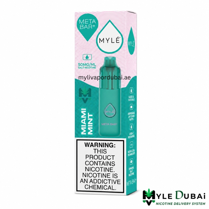 Meta Bar Plus Miami Mint 16000 Puffs