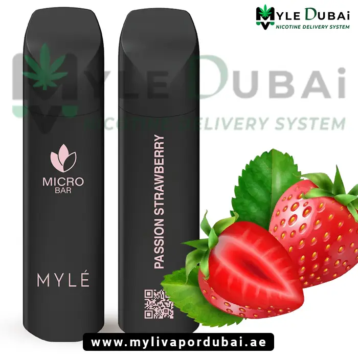 Myle Micro Bar Passion Strawberry Plant Based Device