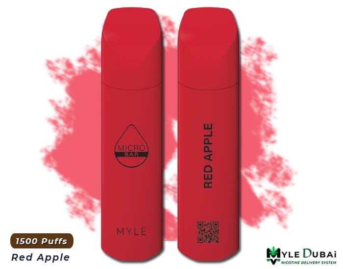 MYLÉ Micro Bar Red Apple Disposable Device