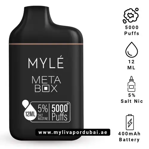 Myle Meta Box Sweet Tobacco 20MG Disposable Device