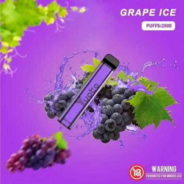 Yuoto XXL Grape Ice Disposable Vape - 2500 Puffs