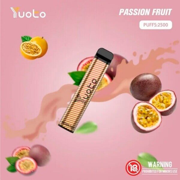 Yuoto XXL Passion Fruit Disposable Vape - 2500 Puffs