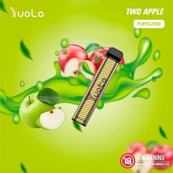 Yuoto XXL Two Apple Disposable Vape - 2500 Puffs